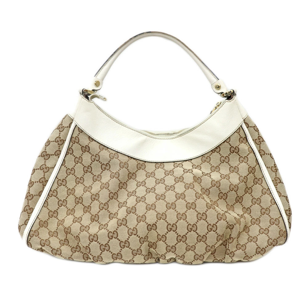 Gucci GG Supreme Canvas Leather Tote Bag beige brown - Picture 2 of 11